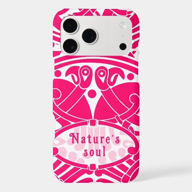 Celtic Bird Circle Pattern Personalized iPhone Case-Mate iPhone Case (Back)