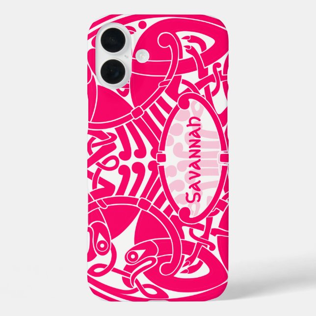 Celtic Bird Circle Pattern Personalized iPhone Case-Mate iPhone Case (Back)