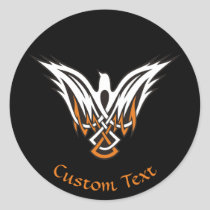 Celtic Bird Classic Round Sticker