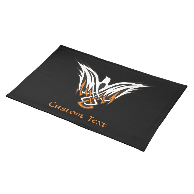 Celtic Bird Cloth Placemat (On Table)