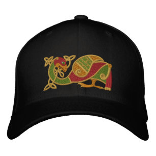 Celtic Bird Embroidered Baseball Cap