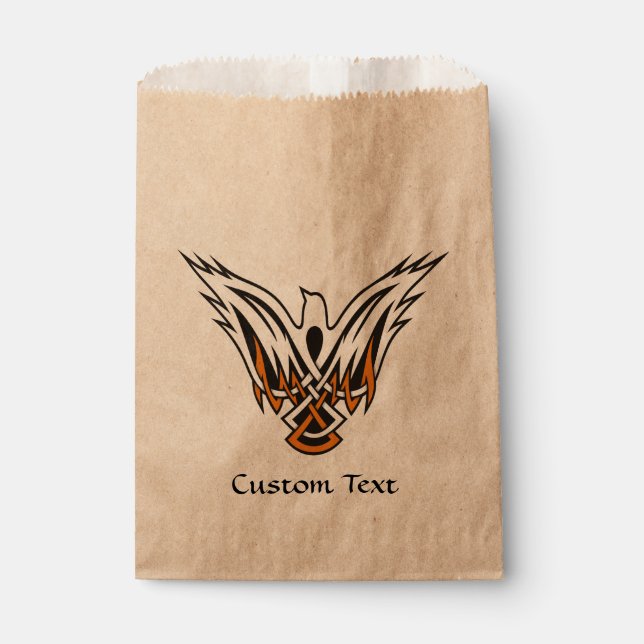 Celtic Bird Favor Bag (Front)