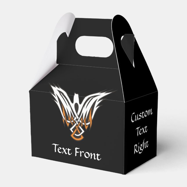 Celtic Bird Favor Box (Front Side)