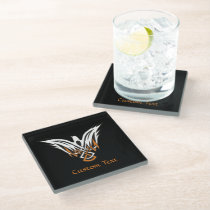 Celtic Bird Glass Coaster