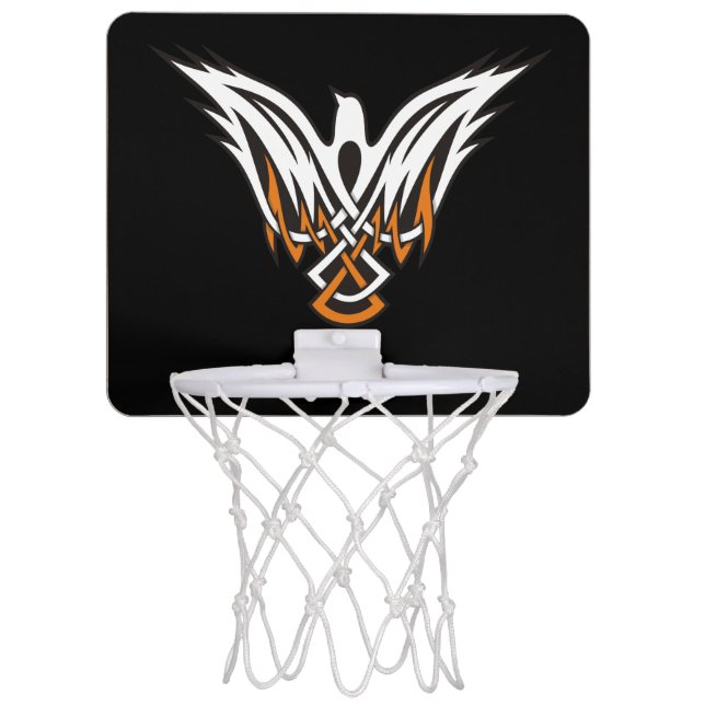 Celtic Bird Mini Basketball Hoop (Front)