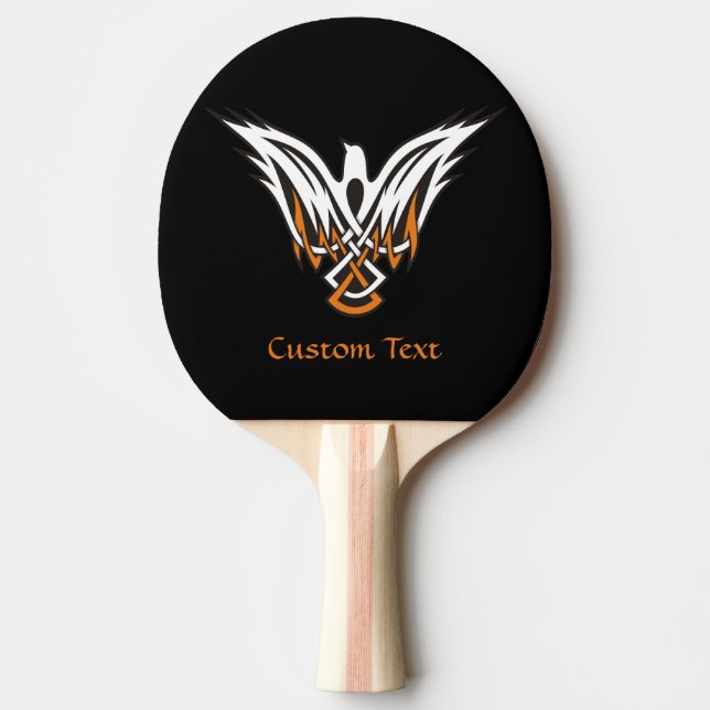 Celtic Bird Ping Pong Paddle (Front)