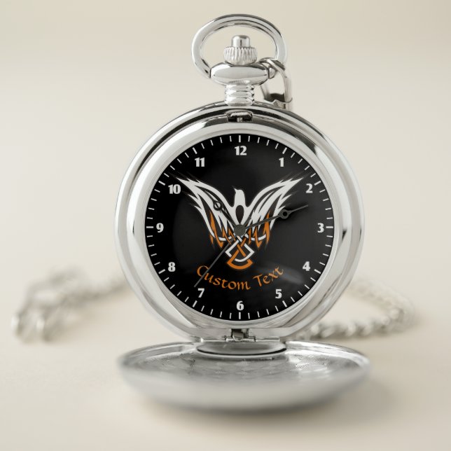 Celtic Bird Pocket Watch (Inside)