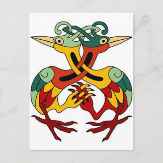 Celtic Bird Postcard