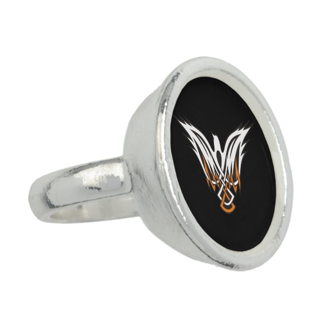 Celtic Bird Ring (Side)