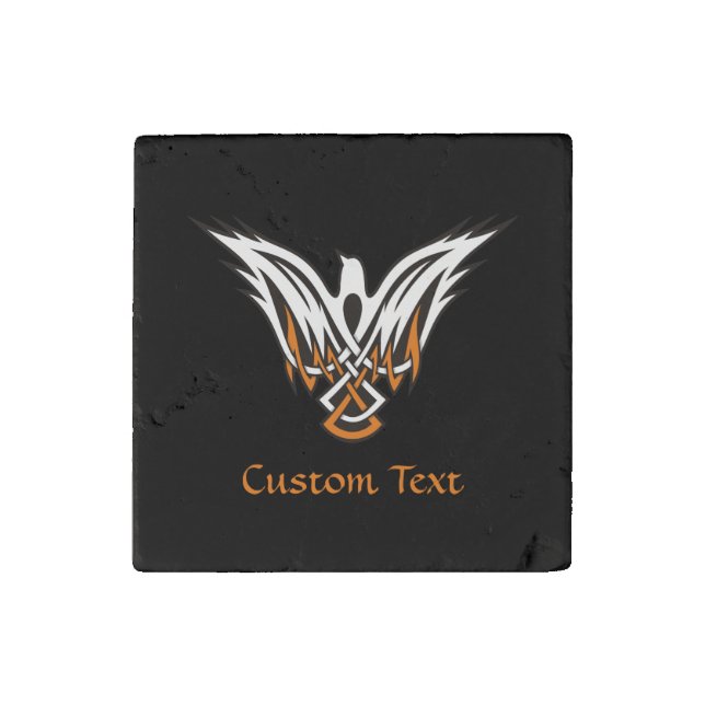 Celtic Bird Stone Magnet (Front)