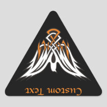Celtic Bird Triangle Sticker