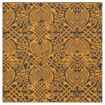 Celtic Bird Weave in Gold Fabric