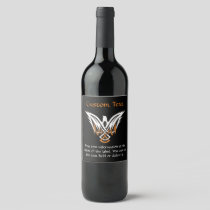 Celtic Bird Wine Label