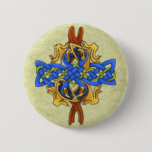 Celtic Birds Button