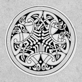celtic birds patch