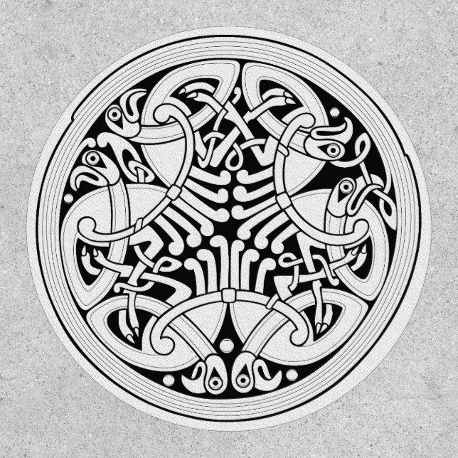 celtic birds patch (Front)