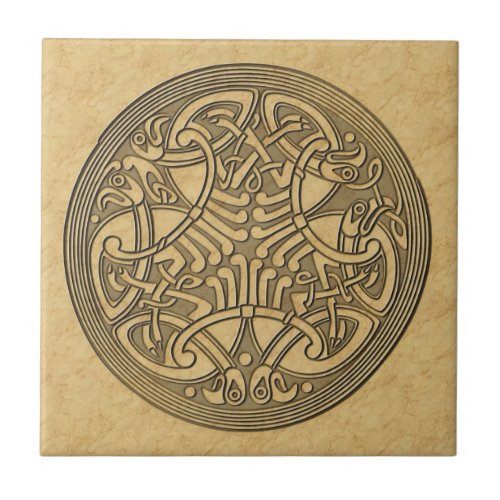Celtic birds Tile