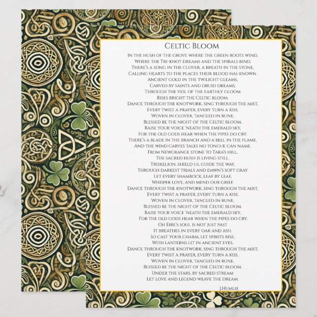 Celtic Bloom (Front/Back)