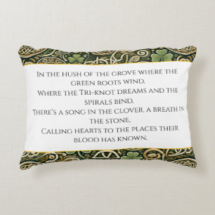 Celtic Bloom Accent Pillow