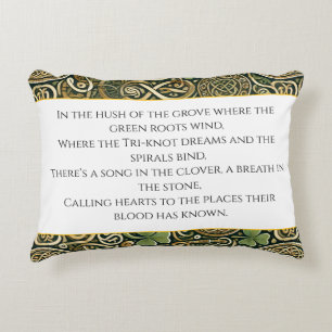 Celtic Bloom Accent Pillow