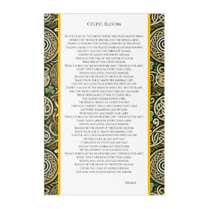 Celtic Bloom Acrylic Print
