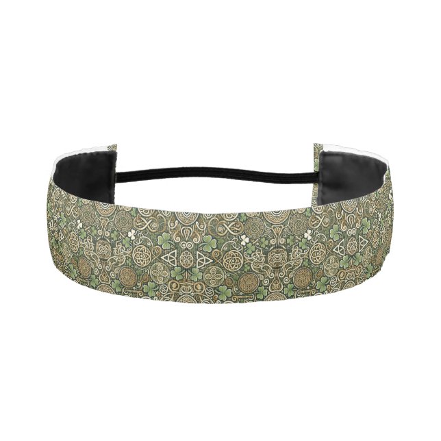 Celtic Bloom Athletic Headband (Front)