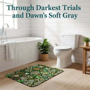 Celtic Bloom Bath Mat