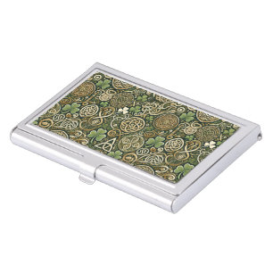 Celtic Bloom Business Card Case
