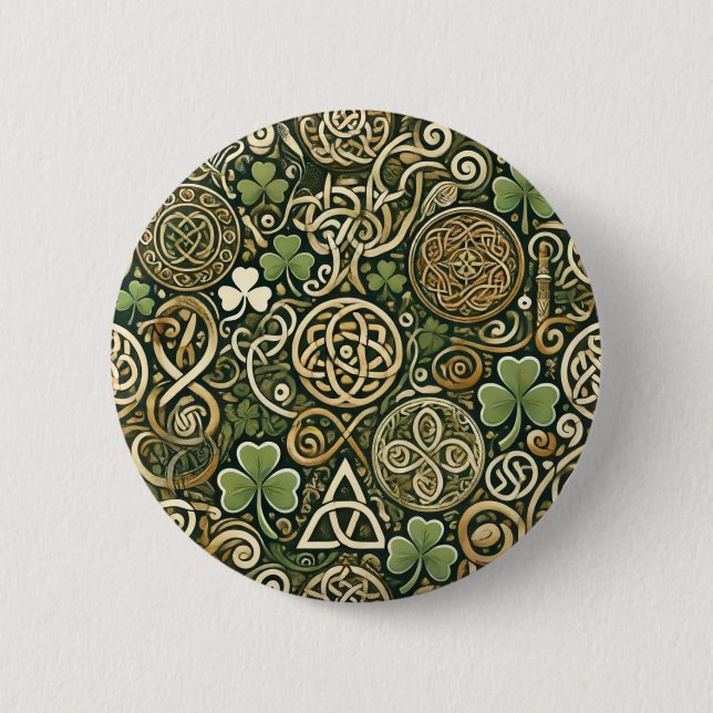 Celtic Bloom Button (Front)