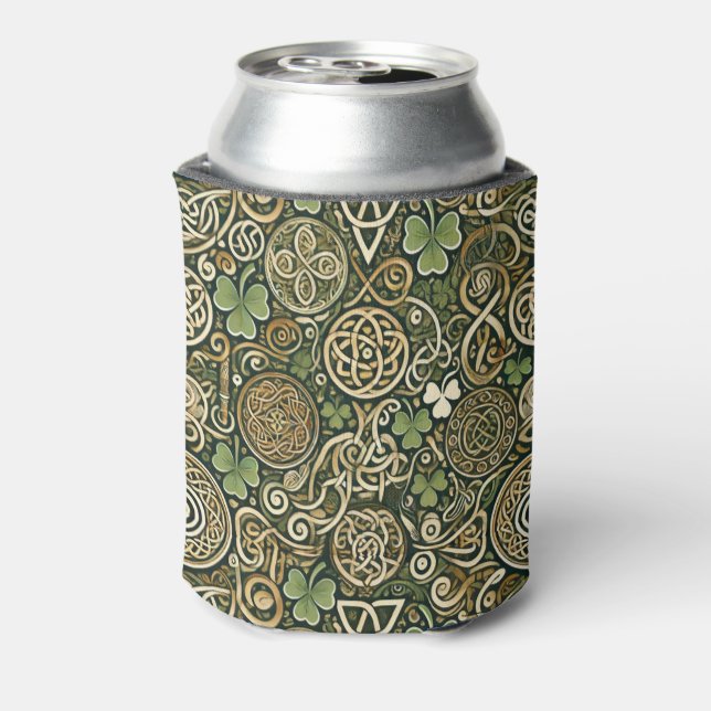 Celtic Bloom Can Cooler (Can Back)