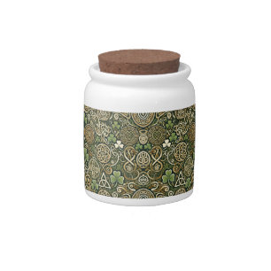 Celtic Bloom Candy Jar