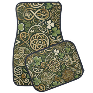 Celtic Bloom Car Floor Mat