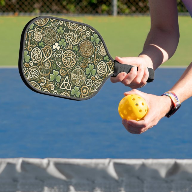 Celtic Bloom Carbon Fiber Pickleball Paddle (Insitu)