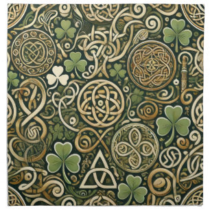 Celtic Bloom Cloth Napkin