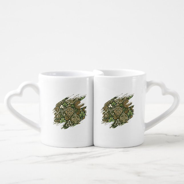 Celtic Bloom Coffee Mug Set (Front Nesting)