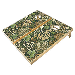 Celtic Bloom Cornhole Set
