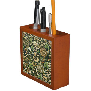 Celtic Bloom Desk Organizer