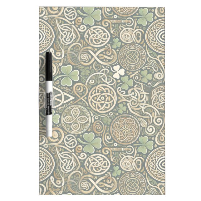 Celtic Bloom Dry Erase Board (Front)