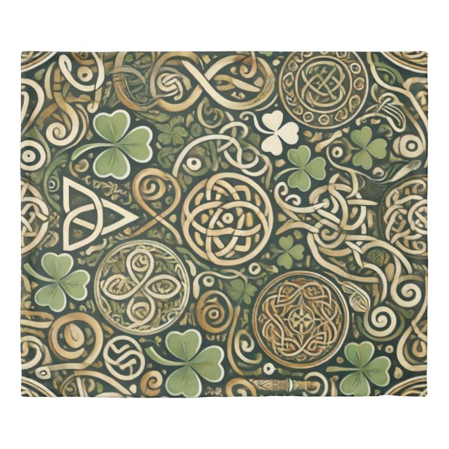 Celtic Bloom Duvet Cover (Front)