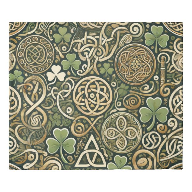 Celtic Bloom Duvet Cover (Front)