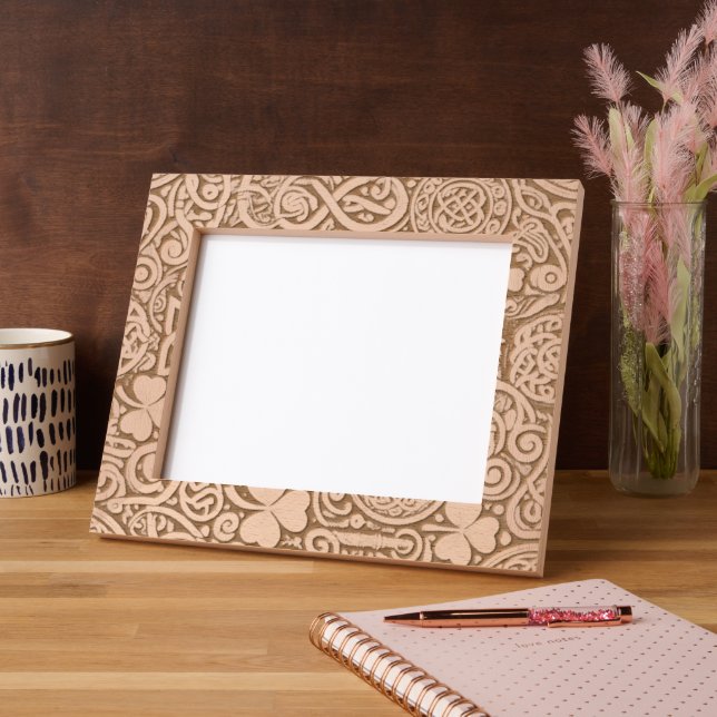 Celtic Bloom Engraved Frames (Left)