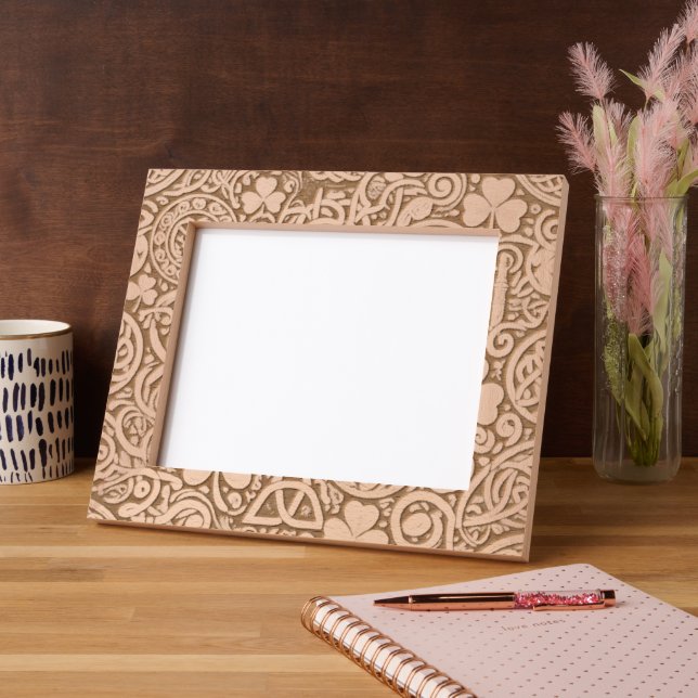Celtic Bloom Engraved Frames (Left)