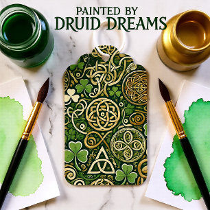 Celtic Bloom Foil Gift Tags