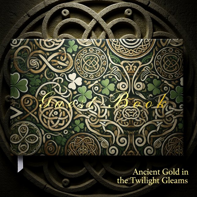 Celtic Bloom Foil Guest Book (Creator Uploaded)