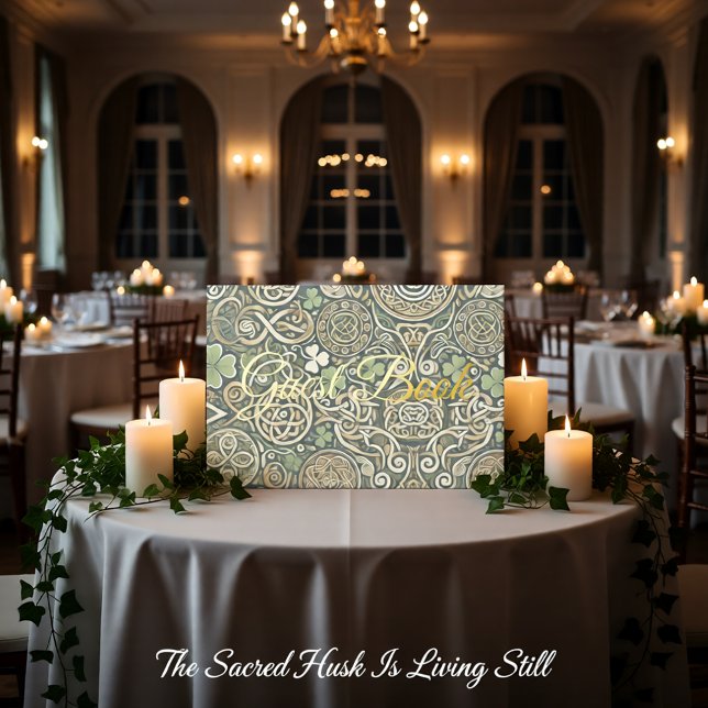 Celtic Bloom Foil Guest Book (Creator Uploaded)