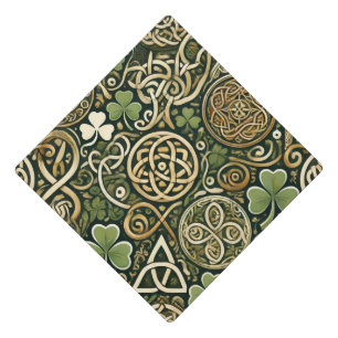 Celtic Bloom Graduation Cap Topper