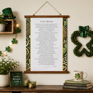 Celtic Bloom Hanging Tapestry