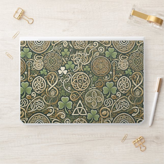 Celtic Bloom HP Laptop Skin (Desk)