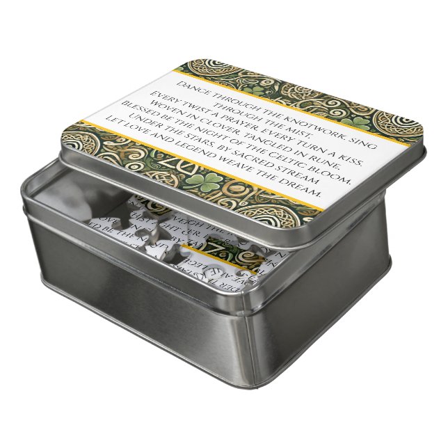 Celtic Bloom Jigsaw Puzzle (Lid Open)