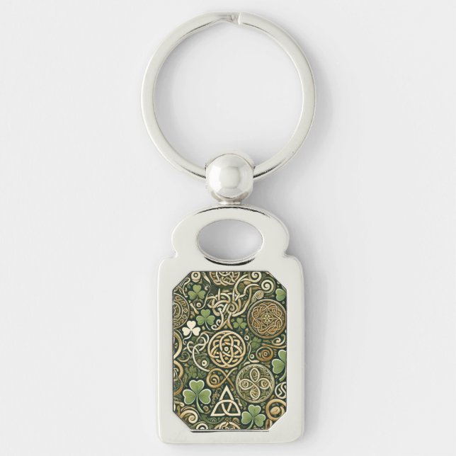 Celtic Bloom Keychain (Front)
